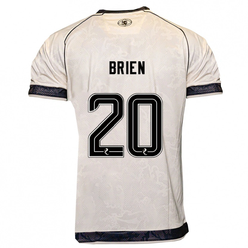 Danxen Niño Camiseta Freya Brien #20 Blanco Negro 2ª Equipación 2025/26 La Camisa México