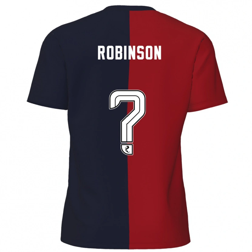 Danxen Niño Camiseta Abby Robinson #0 Rojo Azul Marino 2ª Equipación 2025/26 La Camisa México