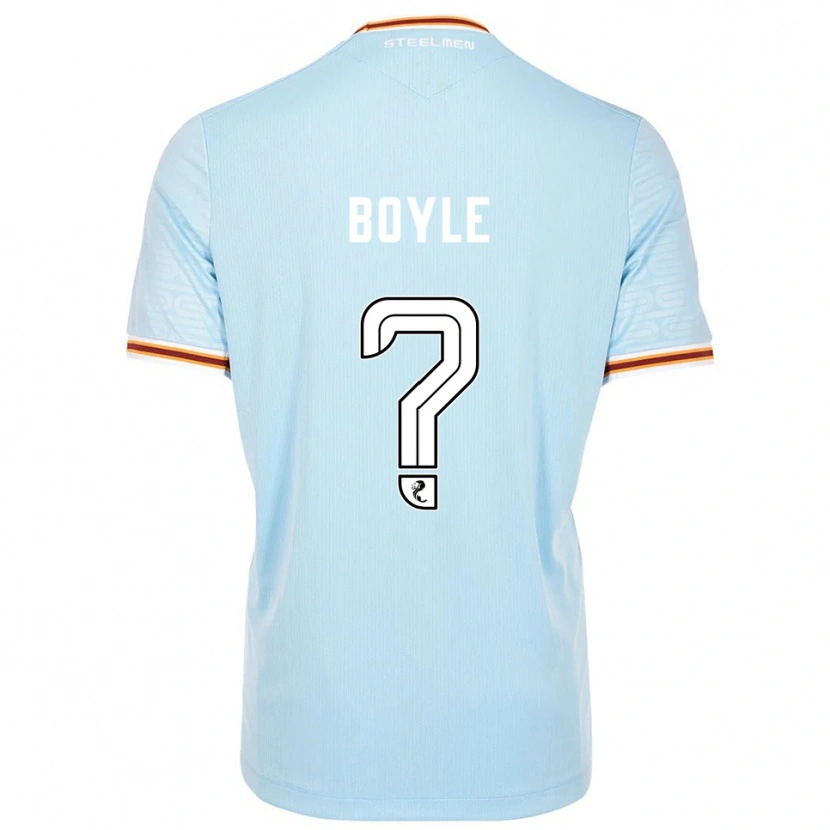 Danxen Niño Camiseta Callum Boyle #0 Celeste 2ª Equipación 2025/26 La Camisa México