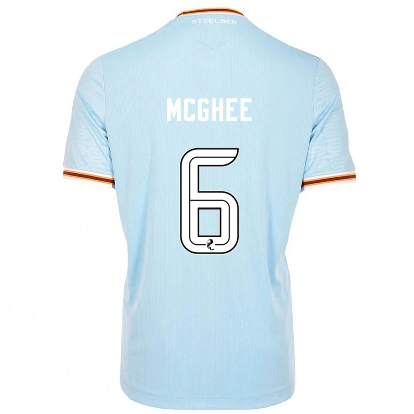 Danxen Niño Camiseta Jordan Mcghee #6 Celeste 2ª Equipación 2025/26 La Camisa México