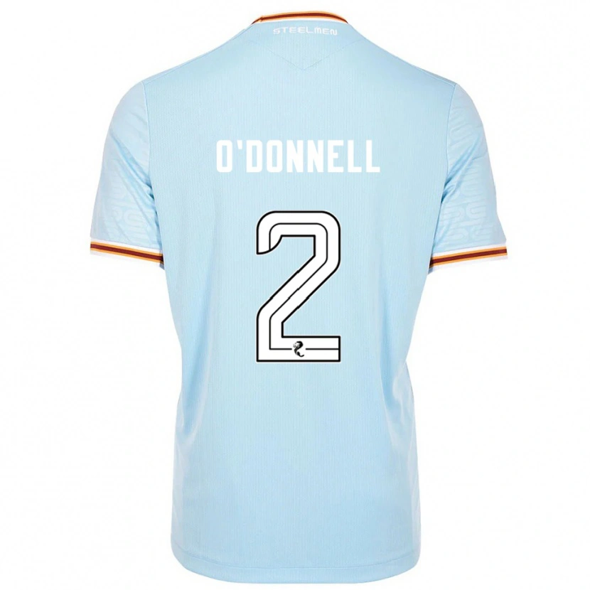 Danxen Niño Camiseta Stephen O'donnell #2 Celeste 2ª Equipación 2025/26 La Camisa México