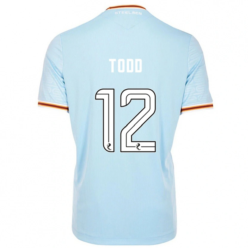 Danxen Niño Camiseta Rachel Todd #12 Celeste 2ª Equipación 2025/26 La Camisa México