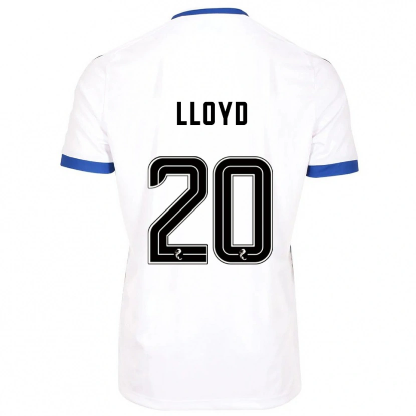 Danxen Niño Camiseta Louis Lloyd #20 Blanco Azul 2ª Equipación 2025/26 La Camisa México