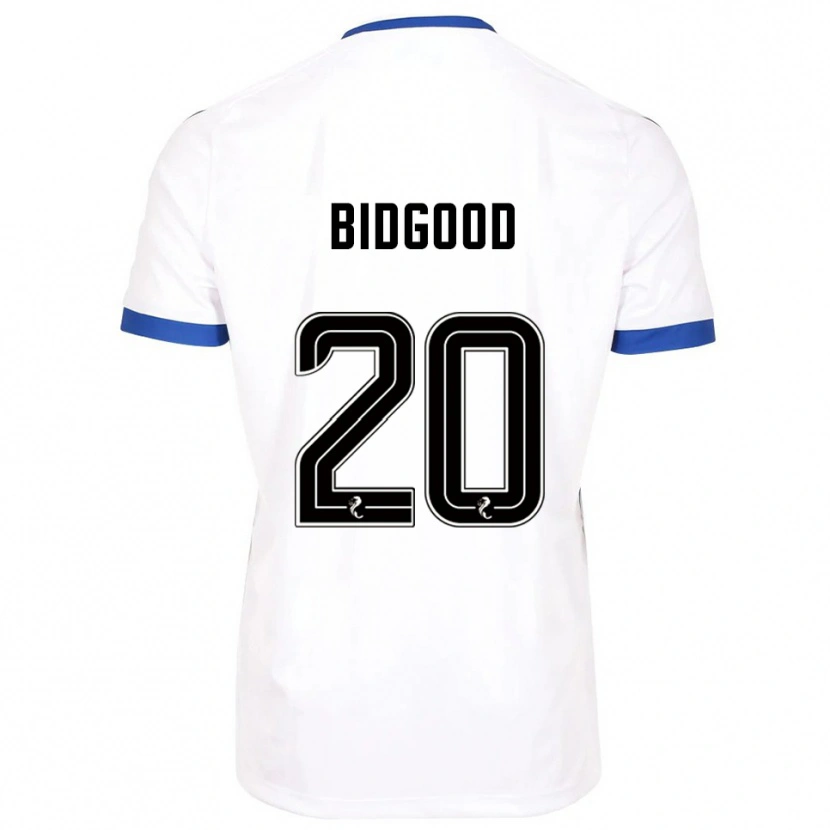 Danxen Niño Camiseta Aoife Bidgood #20 Blanco Azul 2ª Equipación 2025/26 La Camisa México