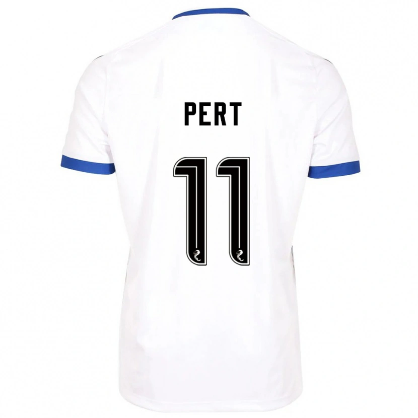 Danxen Niño Camiseta Bailey Pert #11 Blanco Azul 2ª Equipación 2025/26 La Camisa México