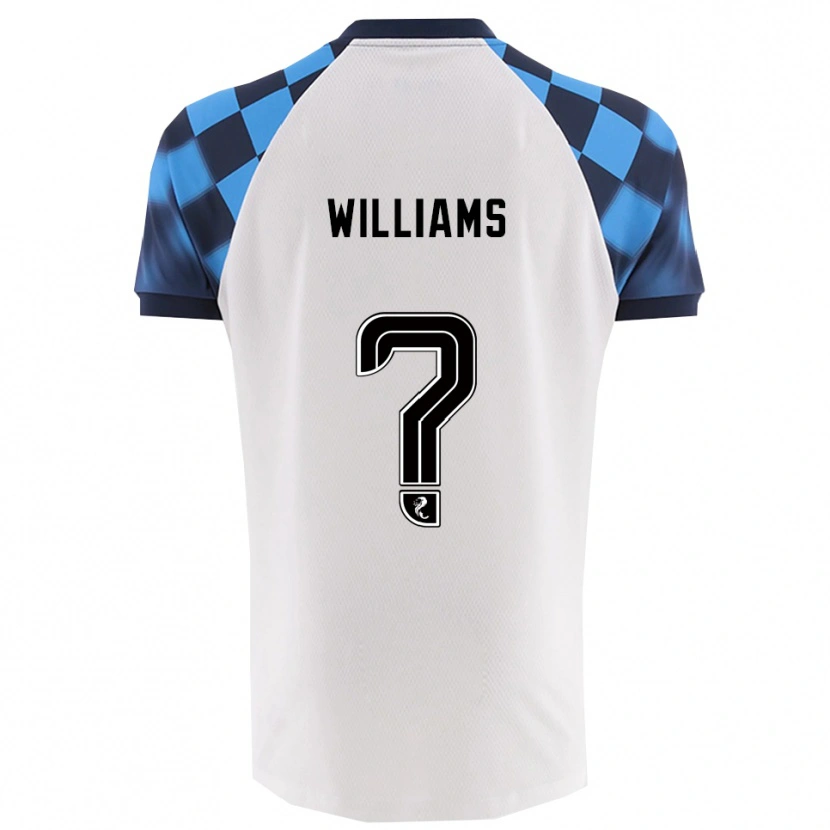 Danxen Niño Camiseta Cerys Williams #0 Blanco Celeste 2ª Equipación 2025/26 La Camisa México