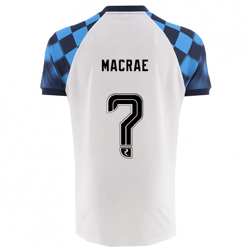 Danxen Niño Camiseta Jane Macrae #0 Blanco Celeste 2ª Equipación 2025/26 La Camisa México