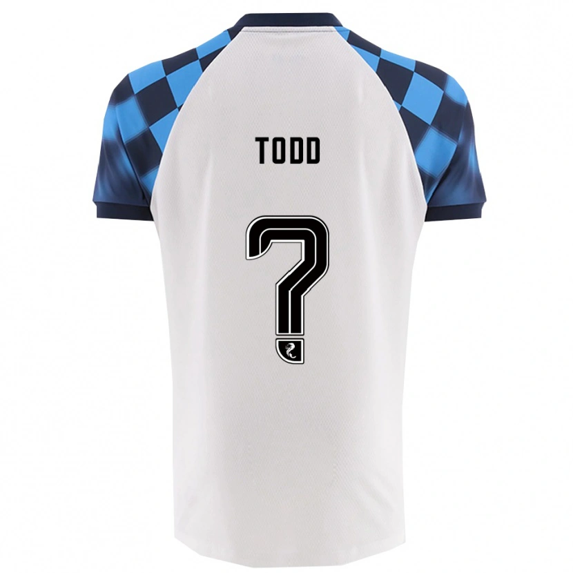 Danxen Niño Camiseta Shannon Todd #0 Blanco Celeste 2ª Equipación 2025/26 La Camisa México