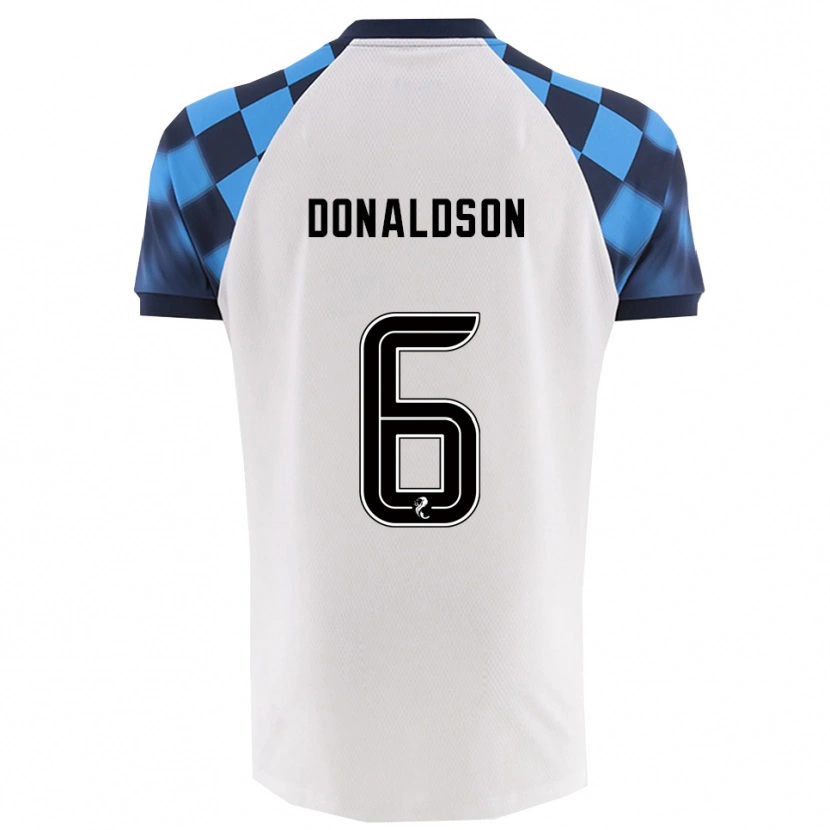 Danxen Niño Camiseta Coll Donaldson #6 Blanco Celeste 2ª Equipación 2025/26 La Camisa México