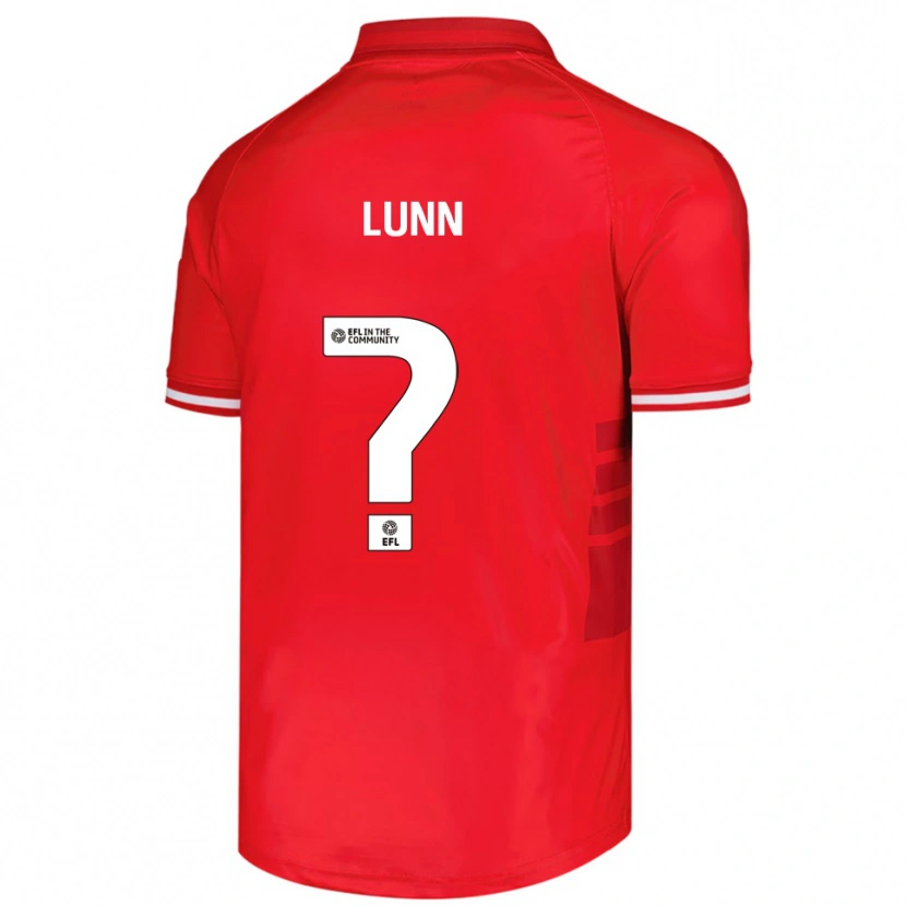 Danxen Hombre Camiseta Macy Lunn #0 Rojo Blanco 1ª Equipación 2025/26 La Camisa México