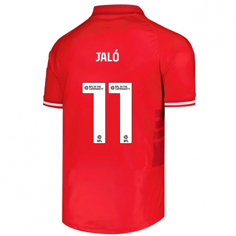 Danxen Hombre Camiseta Fábio Jaló #11 Rojo Blanco 1ª Equipación 2025/26 La Camisa México