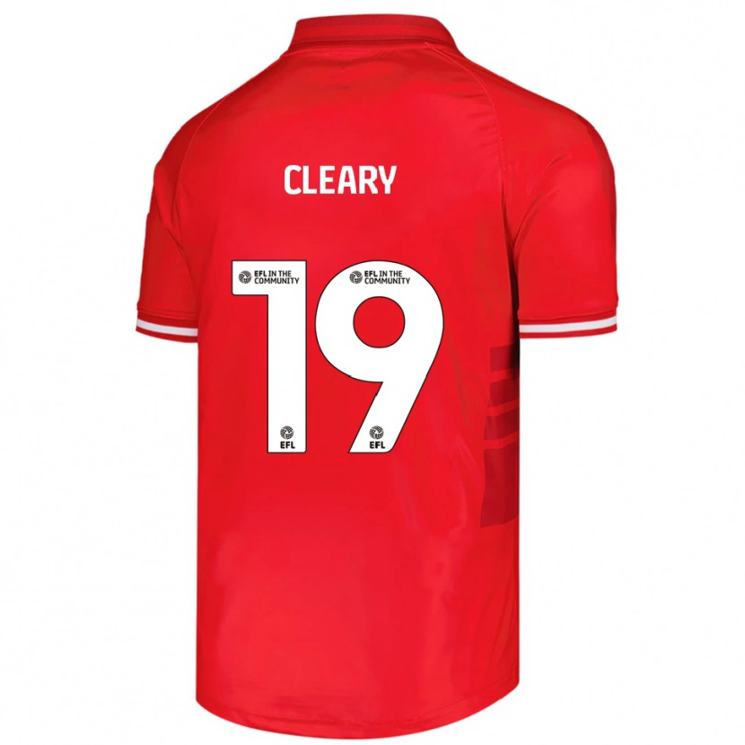 Danxen Hombre Camiseta Reyes Cleary #19 Rojo Blanco 1ª Equipación 2025/26 La Camisa México