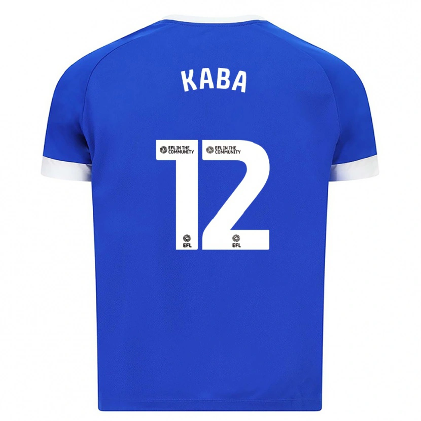 Danxen Hombre Camiseta Sekou Kaba #12 Azul Blanco 1ª Equipación 2025/26 La Camisa México