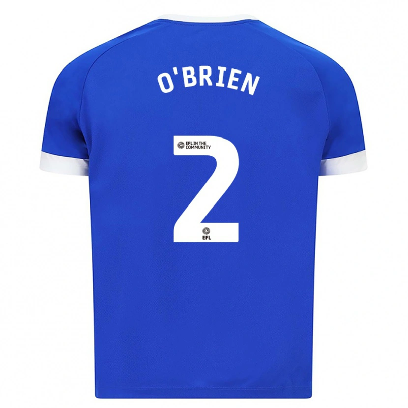 Danxen Hombre Camiseta Charlie O'brien #2 Azul Blanco 1ª Equipación 2025/26 La Camisa México