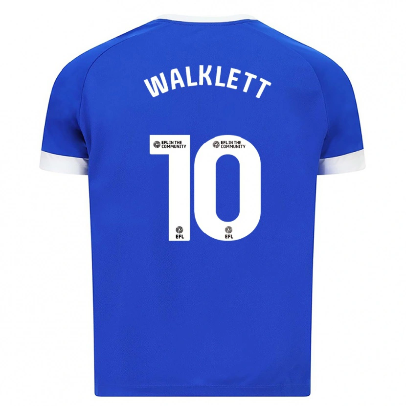 Danxen Hombre Camiseta Kerry Walklett #10 Azul Blanco 1ª Equipación 2025/26 La Camisa México