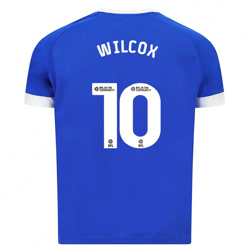 Danxen Hombre Camiseta Danielle Wilcox #10 Azul Blanco 1ª Equipación 2025/26 La Camisa México