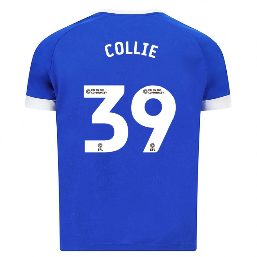 Danxen Hombre Camiseta Eliza Collie #39 Azul Blanco 1ª Equipación 2025/26 La Camisa México