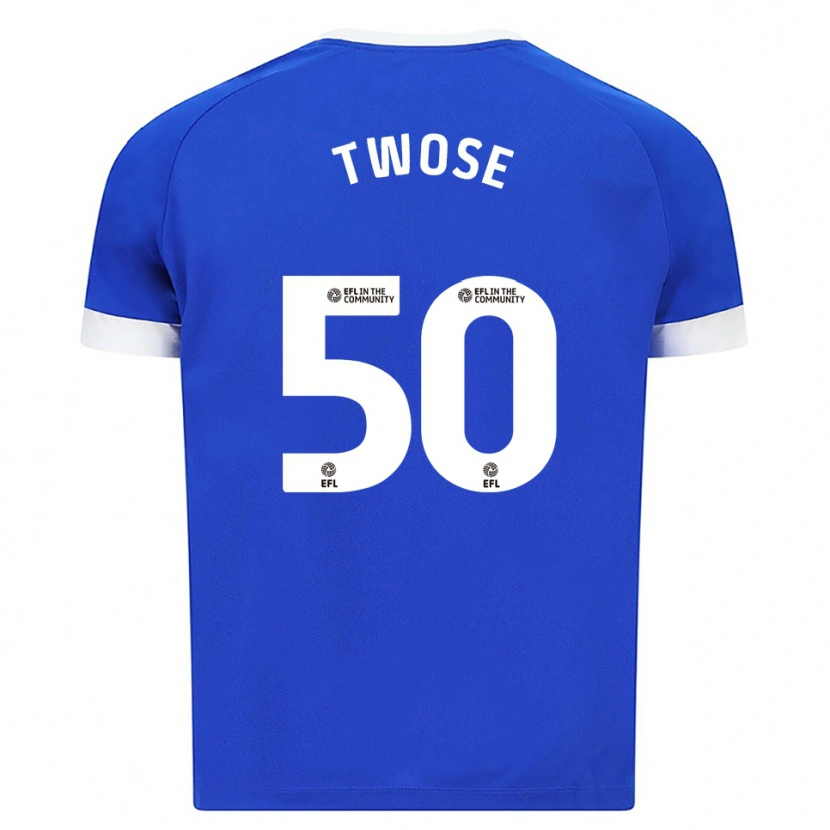 Danxen Hombre Camiseta Cody Twose #50 Azul Blanco 1ª Equipación 2025/26 La Camisa México