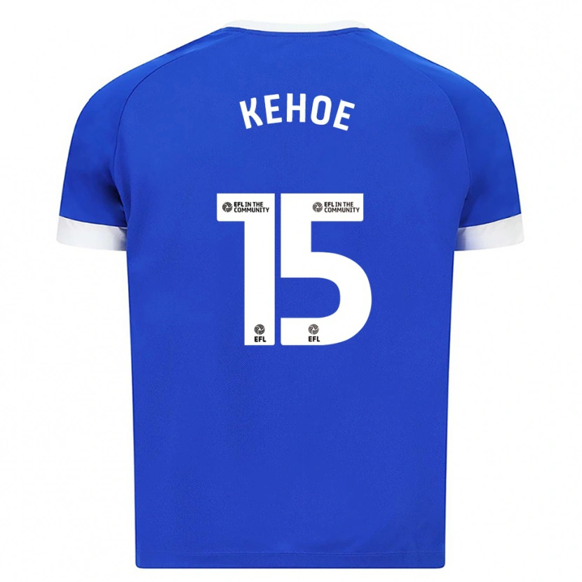 Danxen Hombre Camiseta Molly Kehoe #15 Azul Blanco 1ª Equipación 2025/26 La Camisa México