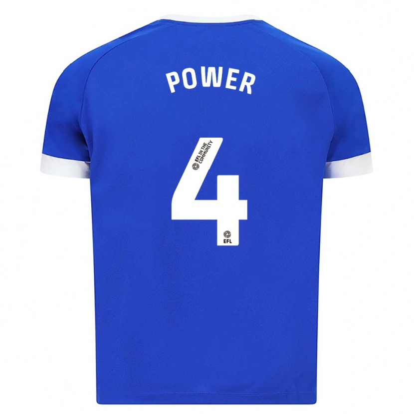 Danxen Hombre Camiseta Hannah Power #4 Azul Blanco 1ª Equipación 2025/26 La Camisa México