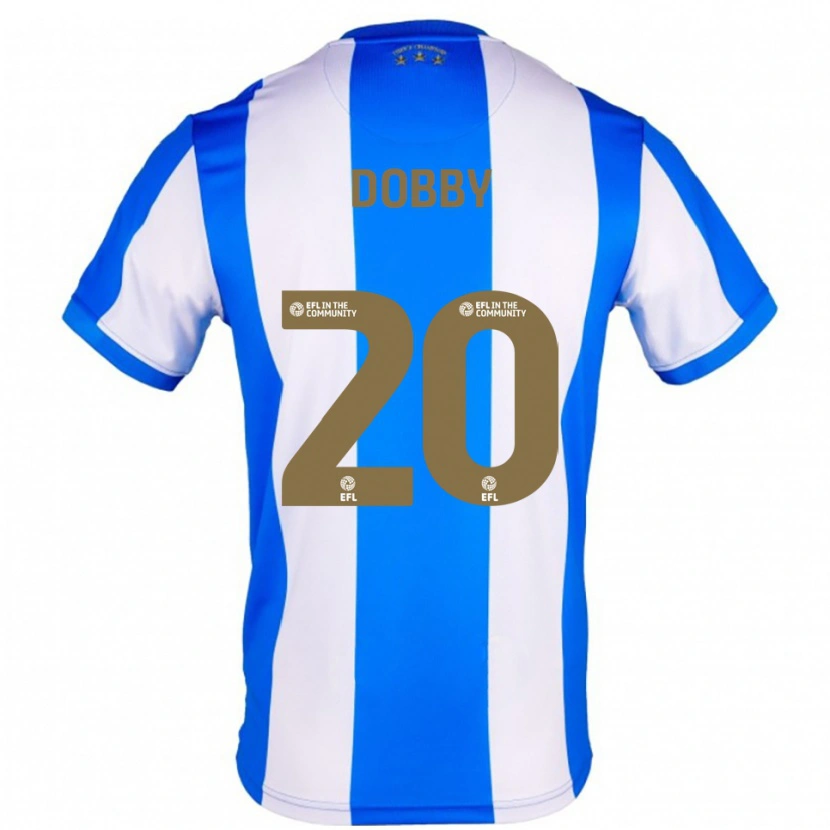 Danxen Hombre Camiseta Sarah Dobby #20 Azul Blanco 1ª Equipación 2025/26 La Camisa México