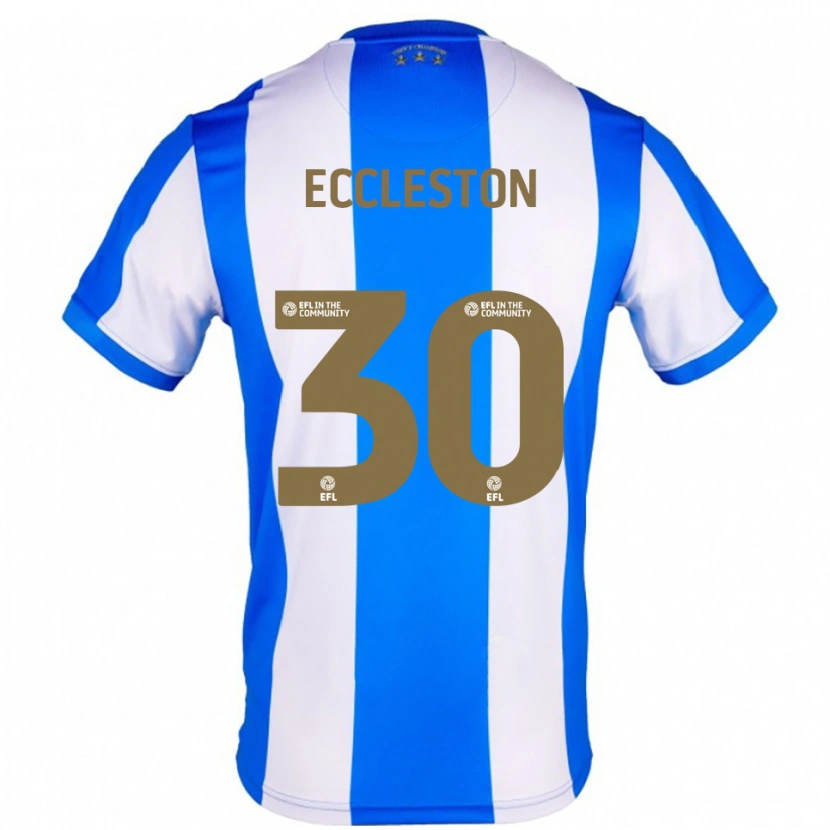 Danxen Hombre Camiseta Neo Eccleston #30 Azul Blanco 1ª Equipación 2025/26 La Camisa México
