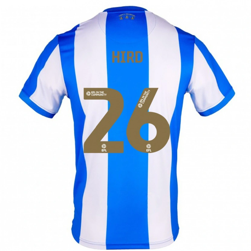 Danxen Hombre Camiseta Kayley Hird #26 Azul Blanco 1ª Equipación 2025/26 La Camisa México
