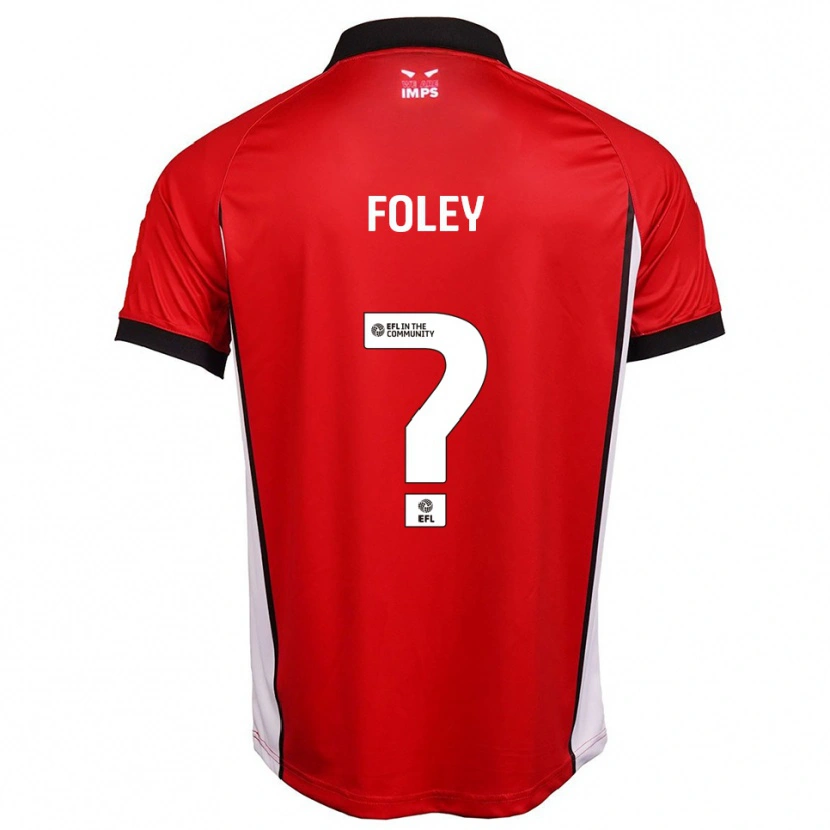 Danxen Hombre Camiseta Ebony Foley #0 Rojo Blanco 1ª Equipación 2025/26 La Camisa México