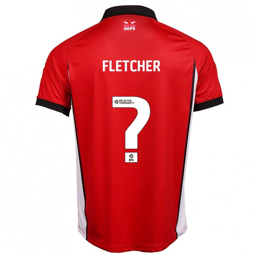 Danxen Hombre Camiseta Sinead Fletcher #0 Rojo Blanco 1ª Equipación 2025/26 La Camisa México