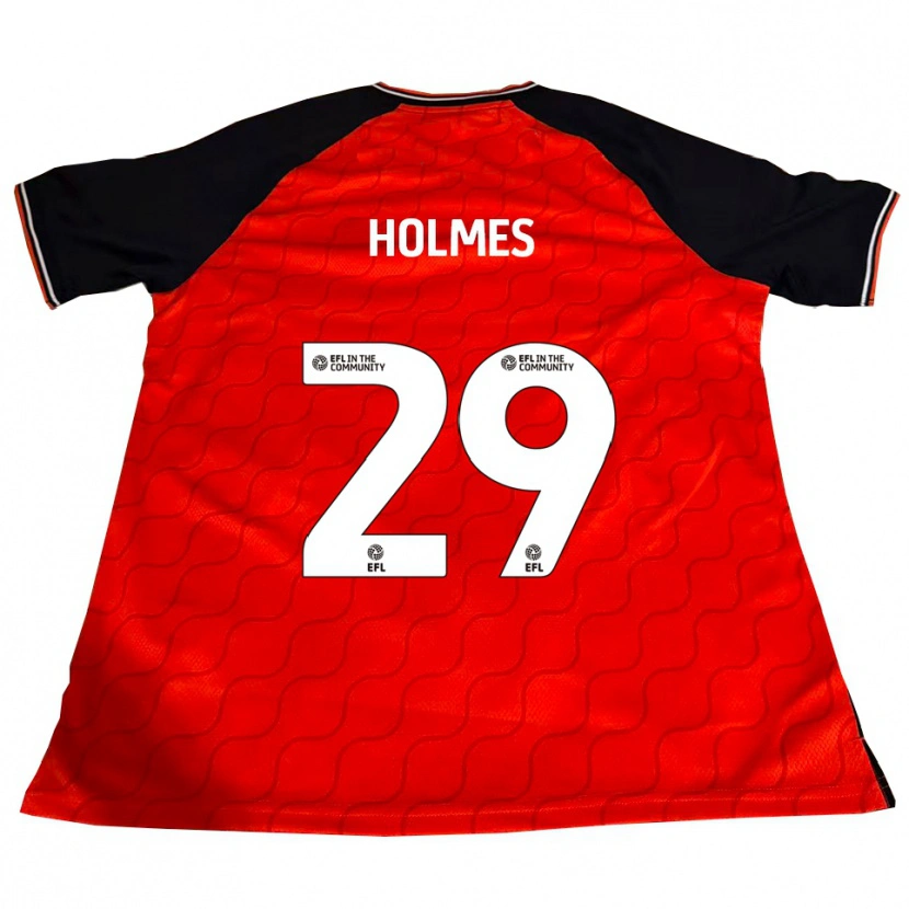 Danxen Hombre Camiseta Tom Holmes #29 Naranja Negro Blanco 1ª Equipación 2025/26 La Camisa México