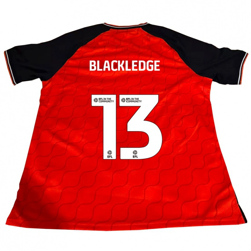 Danxen Hombre Camiseta Henry Blackledge #13 Naranja Negro Blanco 1ª Equipación 2025/26 La Camisa México