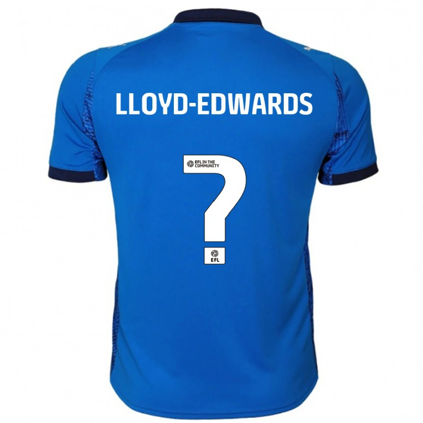 Danxen Hombre Camiseta Arabella Lloyd-Edwards #0 Azul Blanco 1ª Equipación 2025/26 La Camisa México