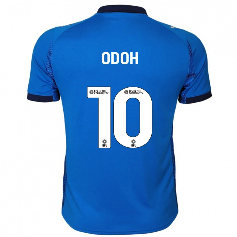 Danxen Hombre Camiseta Abraham Odoh #10 Azul Blanco 1ª Equipación 2025/26 La Camisa México