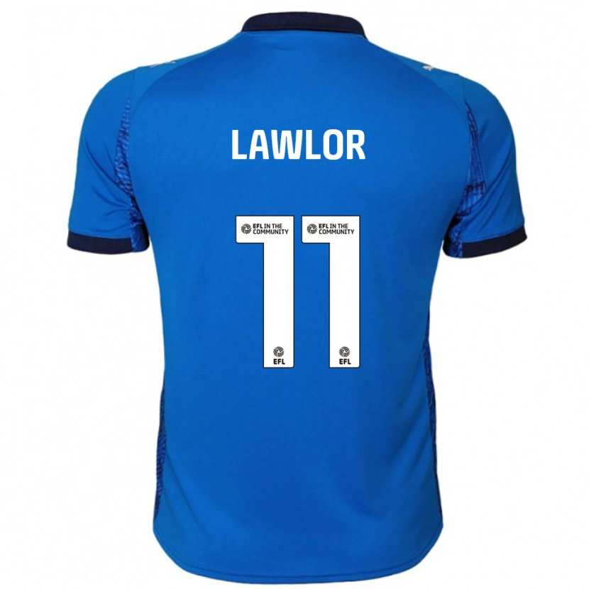 Danxen Hombre Camiseta Megan Lawlor #11 Azul Blanco 1ª Equipación 2025/26 La Camisa México