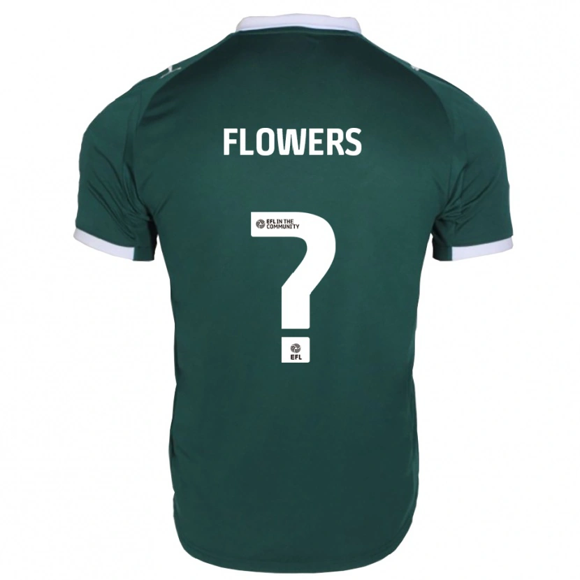 Danxen Hombre Camiseta Lewis Flowers #0 Verde Blanco 1ª Equipación 2025/26 La Camisa México