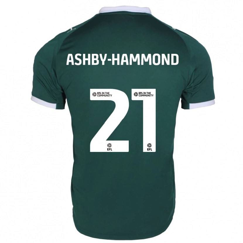 Danxen Hombre Camiseta Luca Ashby-Hammond #21 Verde Blanco 1ª Equipación 2025/26 La Camisa México