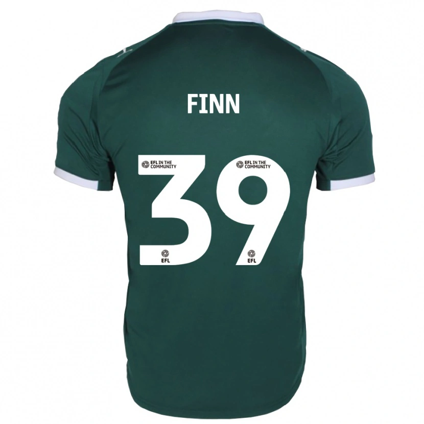 Danxen Hombre Camiseta Tegan Finn #39 Verde Blanco 1ª Equipación 2025/26 La Camisa México
