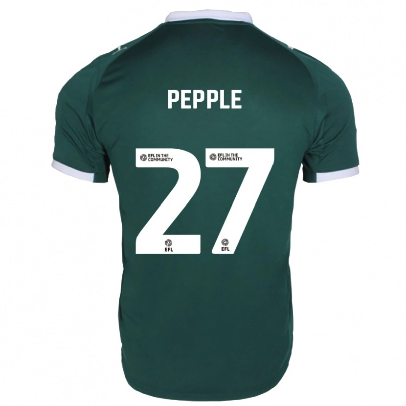 Danxen Hombre Camiseta Aribim Pepple #27 Verde Blanco 1ª Equipación 2025/26 La Camisa México