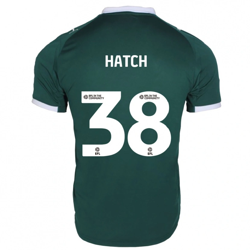 Danxen Hombre Camiseta Joseph Hatch #38 Verde Blanco 1ª Equipación 2025/26 La Camisa México