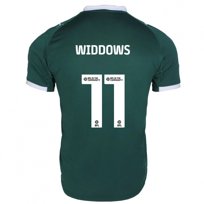 Danxen Hombre Camiseta Jade Widdows #11 Verde Blanco 1ª Equipación 2025/26 La Camisa México