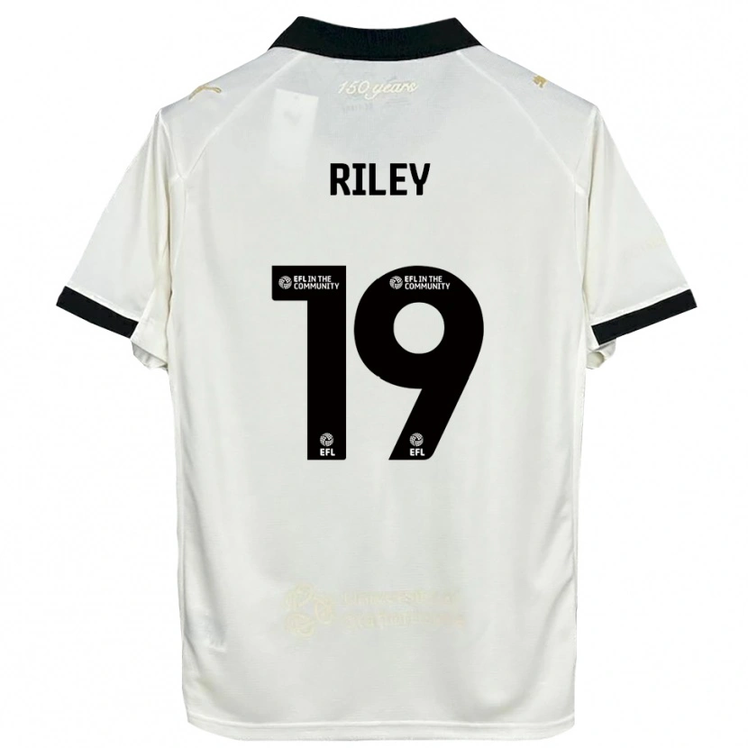 Danxen Hombre Camiseta Keeley Riley #19 Blanco Hueso Negro 1ª Equipación 2025/26 La Camisa México