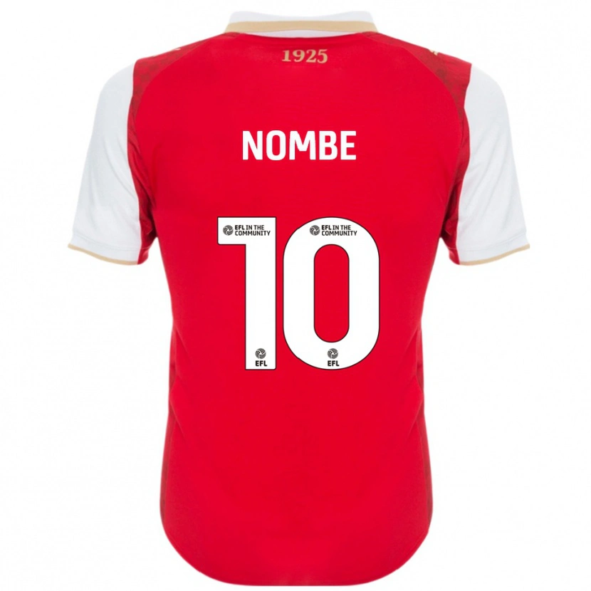 Danxen Hombre Camiseta Sam Nombe #10 Rojo Blanco 1ª Equipación 2025/26 La Camisa México