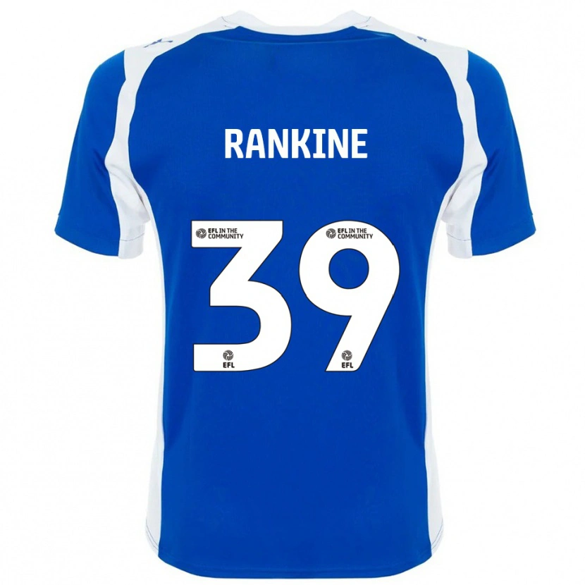 Danxen Hombre Camiseta Dion Rankine #39 Azul Blanco 1ª Equipación 2025/26 La Camisa México