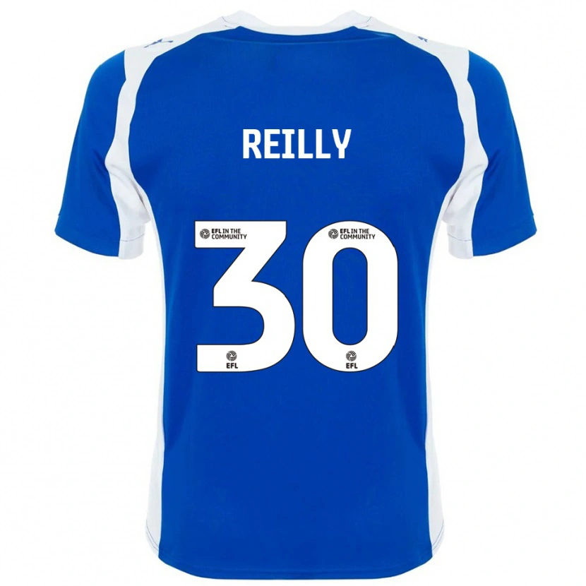 Danxen Hombre Camiseta Jack Reilly #30 Azul Blanco 1ª Equipación 2025/26 La Camisa México