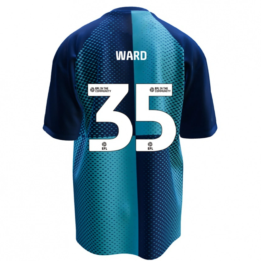 Danxen Hombre Camiseta Christie Ward #35 Azul Celeste 1ª Equipación 2025/26 La Camisa México