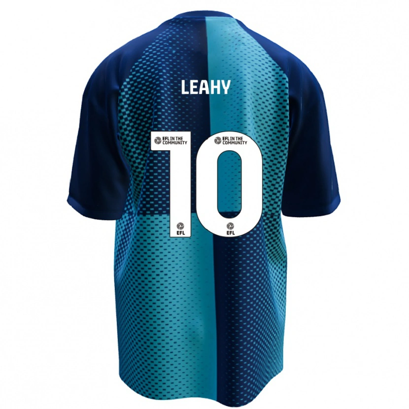 Danxen Hombre Camiseta Luke Leahy #10 Azul Celeste 1ª Equipación 2025/26 La Camisa México