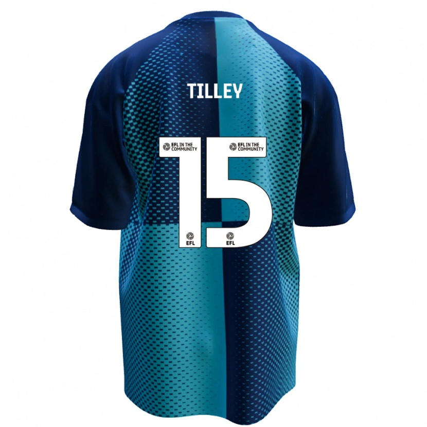 Danxen Hombre Camiseta James Tilley #15 Azul Celeste 1ª Equipación 2025/26 La Camisa México