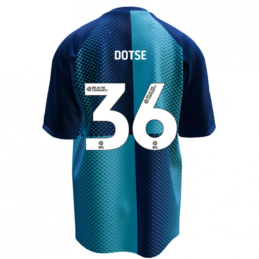 Danxen Hombre Camiseta Jahiem Dotse #36 Azul Celeste 1ª Equipación 2025/26 La Camisa México