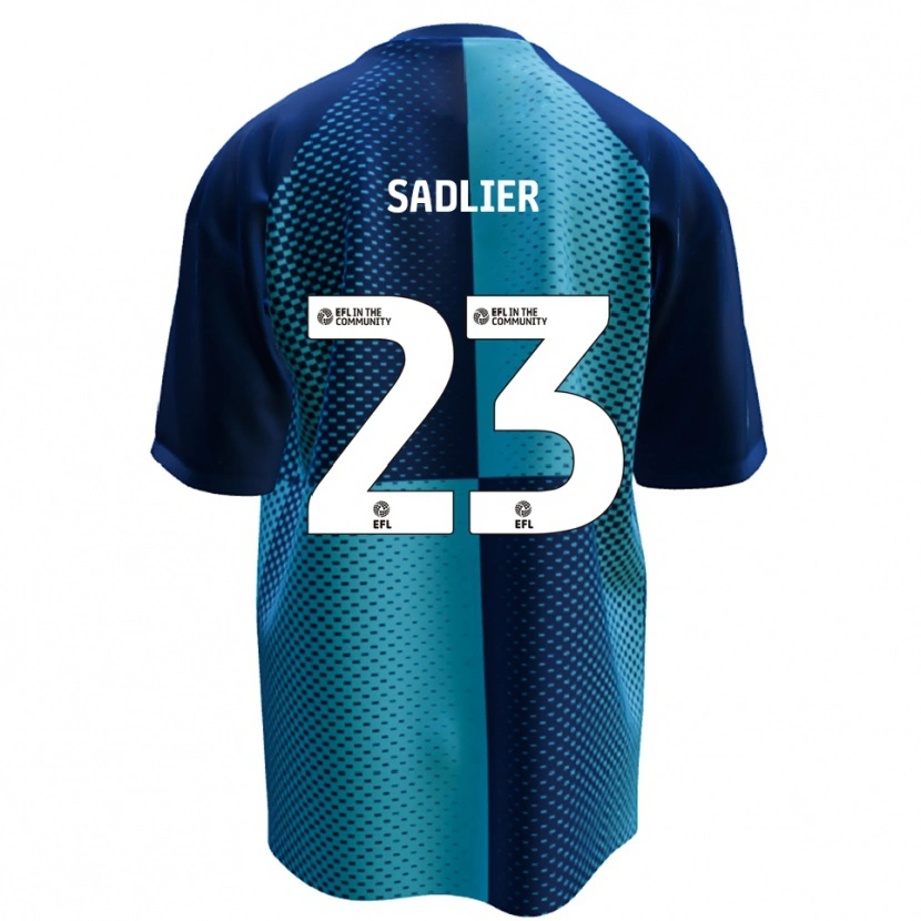 Danxen Hombre Camiseta Kieran Sadlier #23 Azul Celeste 1ª Equipación 2025/26 La Camisa México