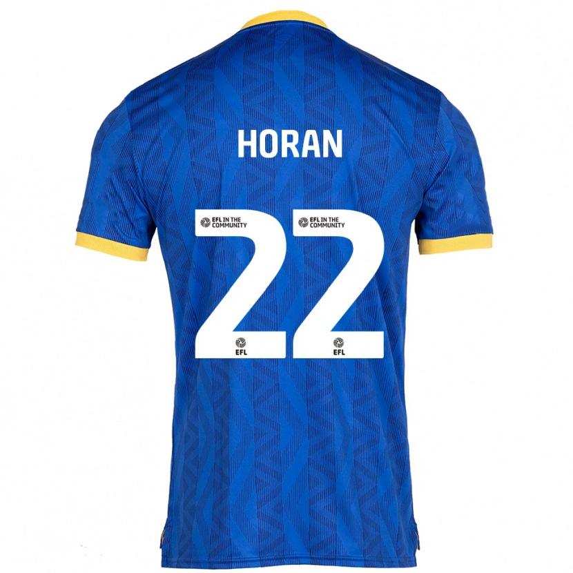 Danxen Hombre Camiseta Riley Horan #22 Azul Marino Amarillo 1ª Equipación 2025/26 La Camisa México
